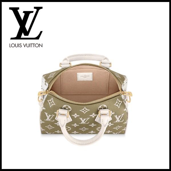 《可愛すぎ》ルイヴィトン スピーディバンドリエール 20 偽物 ショルダーバッグ 2色 M46118